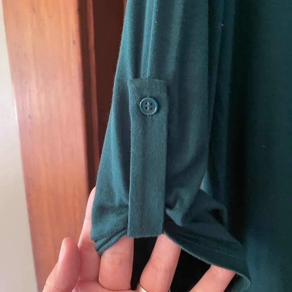 Emerald Green Blouse - Picture 6 of 7